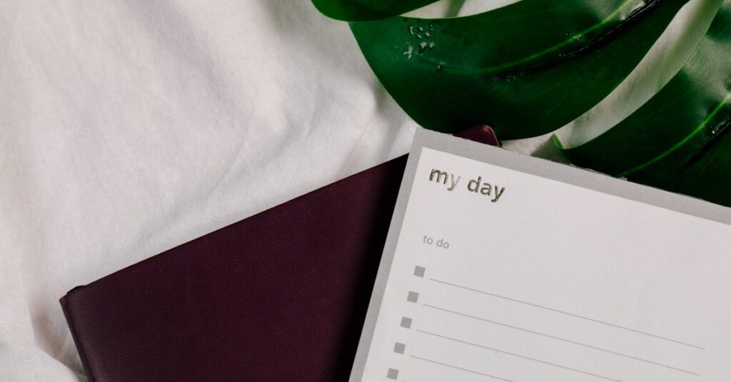 simple system to stay consistent notebook checklist