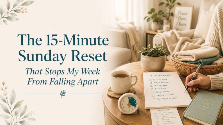 Sunday Reset Routine