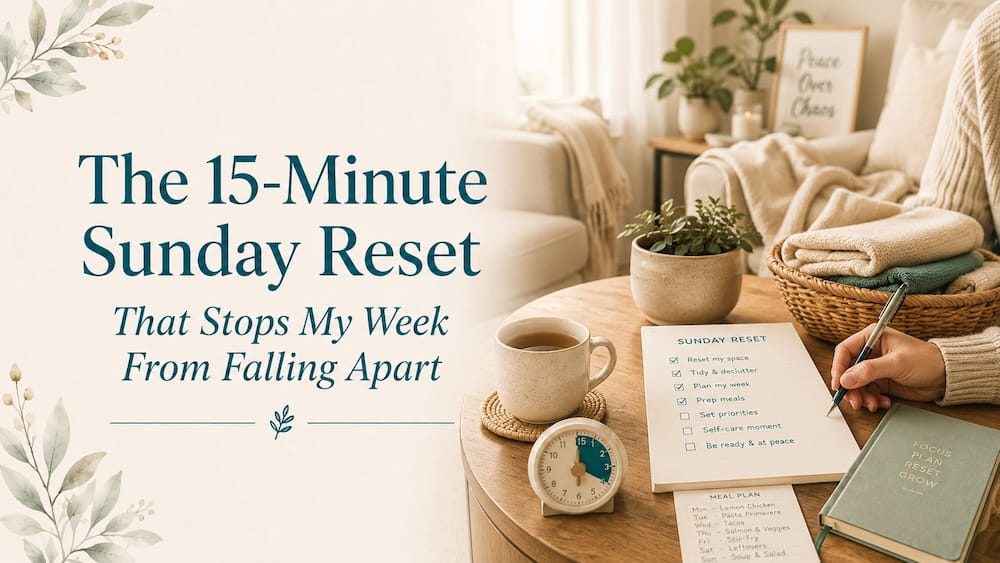 Sunday Reset Routine